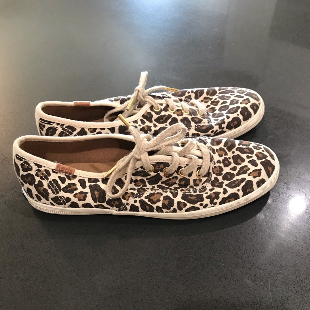 Leopard print keds